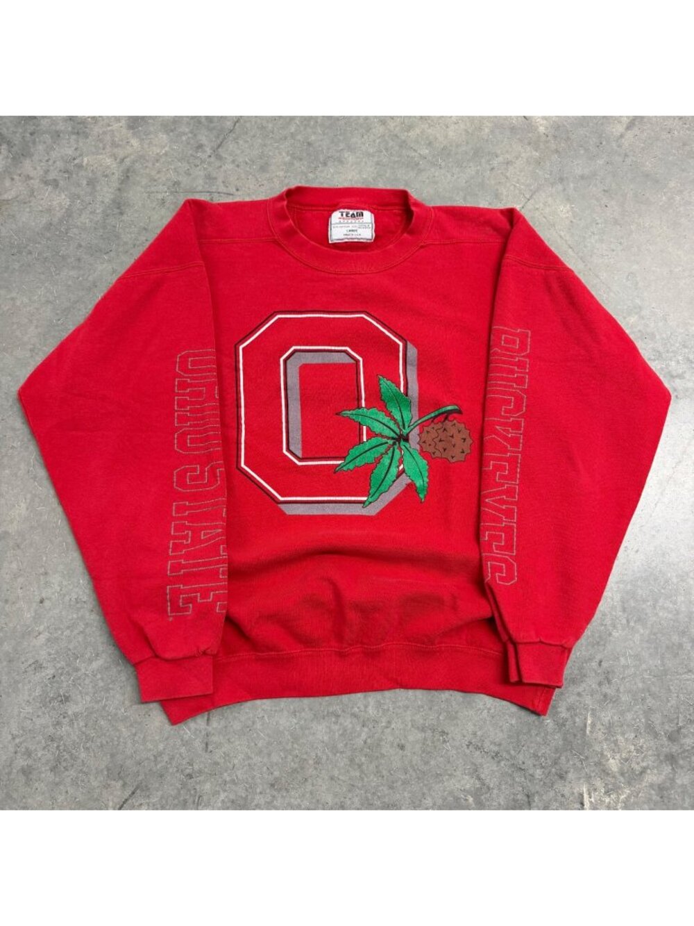 Vintage 90's Ohio State Buckeyes Crewneck Sweater L